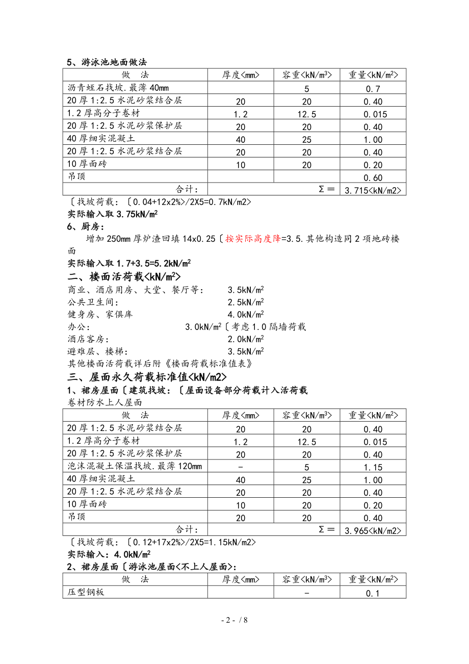 荷载计算书通用版.7.24.doc_第2页