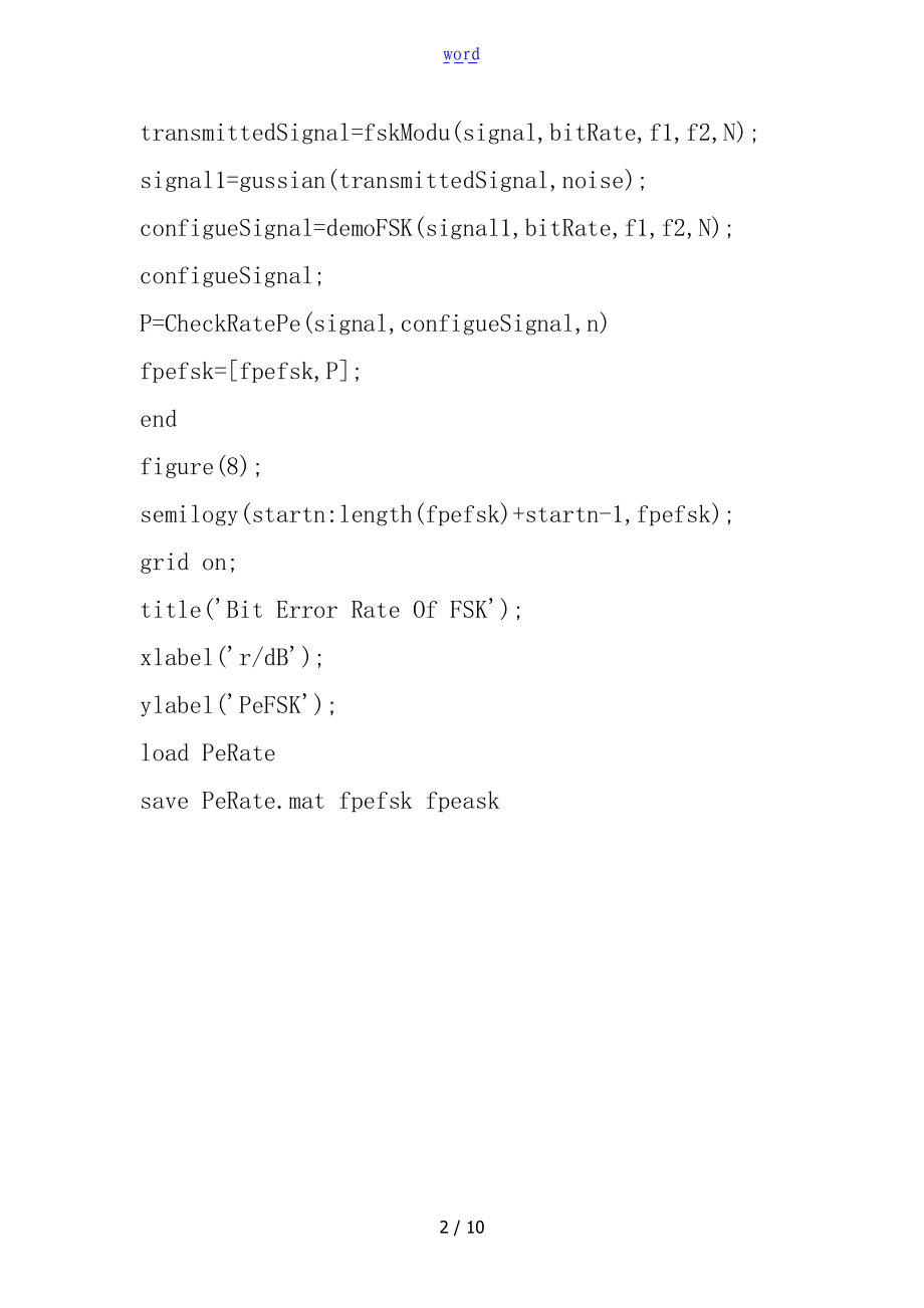 基于某MATLAB的2FSK调制.doc_第2页