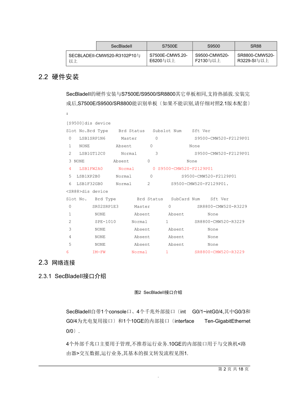 H3C-SecBlade-II-防火墙板卡开局指导.doc_第2页