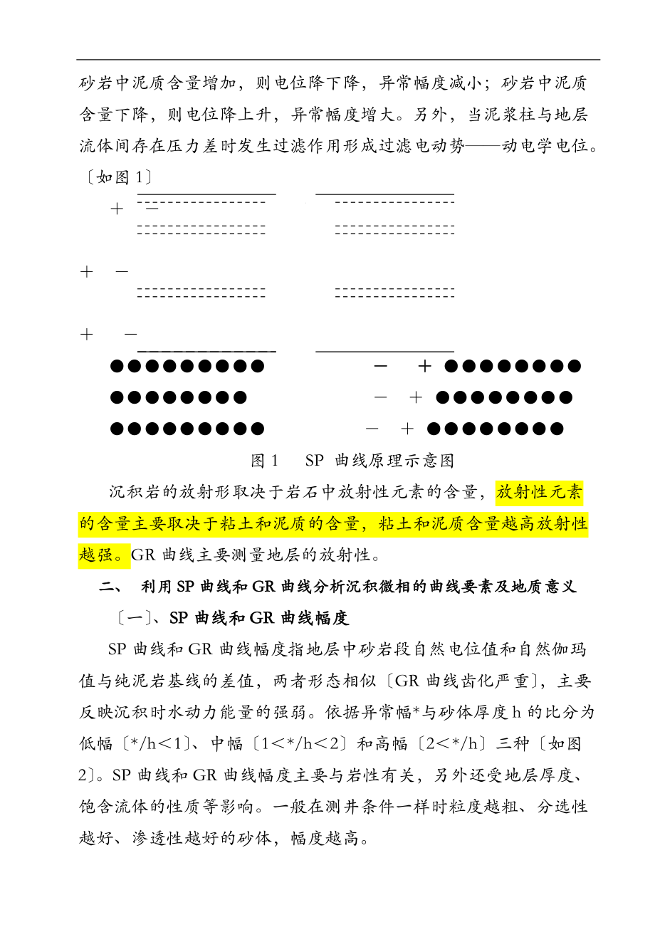 利用SP曲线及GR曲线分析沉积相.doc_第2页