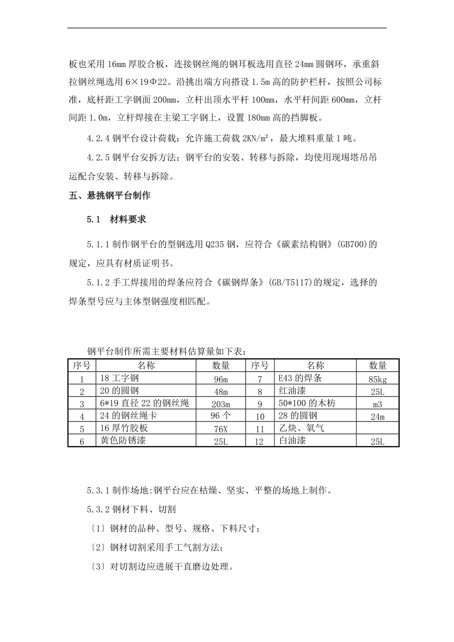 悬挑式卸料平台施工方案设计27239.doc_第3页