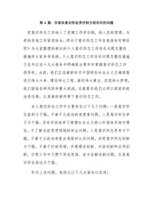 在落实意识形态责任制方面存在的问题4篇.pdf