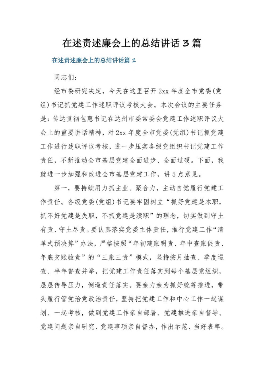 在述责述廉会上的总结讲话3篇.pdf_第1页