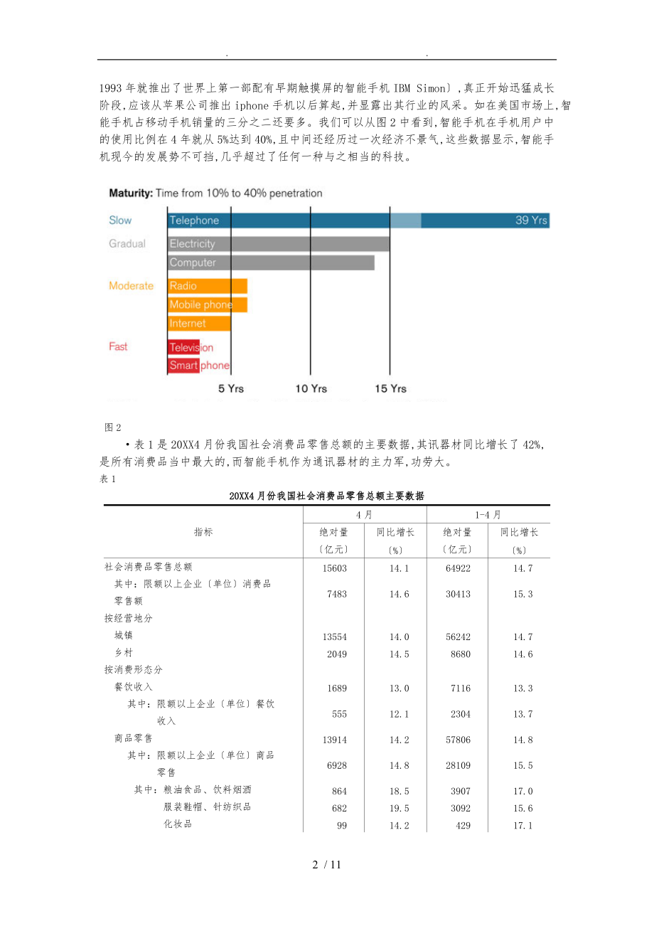 智能手机行业分析报告.doc_第2页