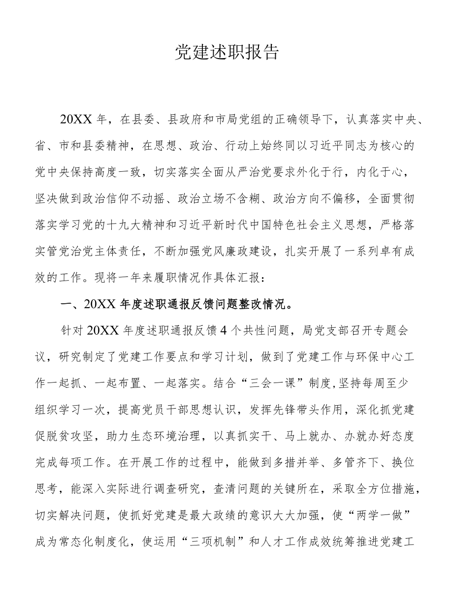 生态环境局支部书记述职报告.docx_第1页