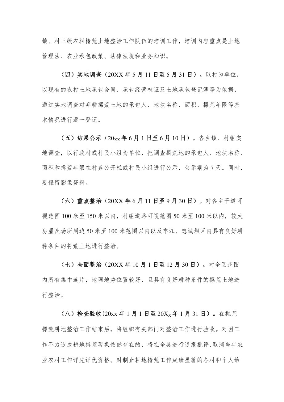 xx县农村承包地撂荒整治实施方案.docx_第3页