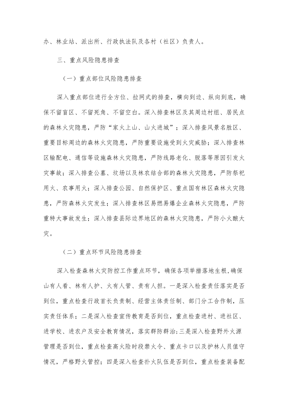 20xxxx镇森林防火专项整治工作实施方案.docx_第2页