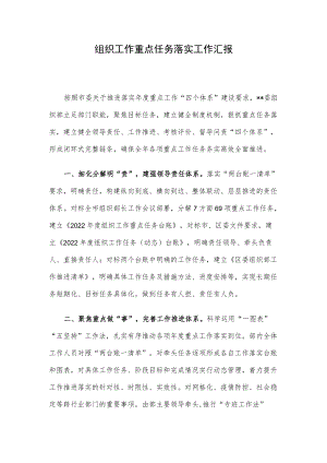 组织工作重点任务落实工作汇报.docx