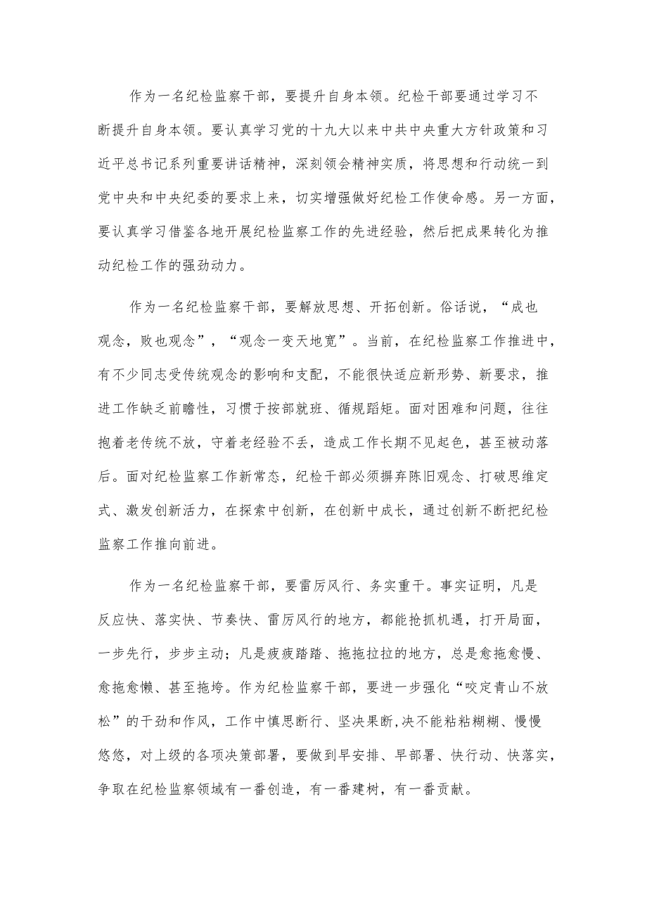 纪检监察干部作风怎么看、工作怎么干研讨发言材料.docx_第2页