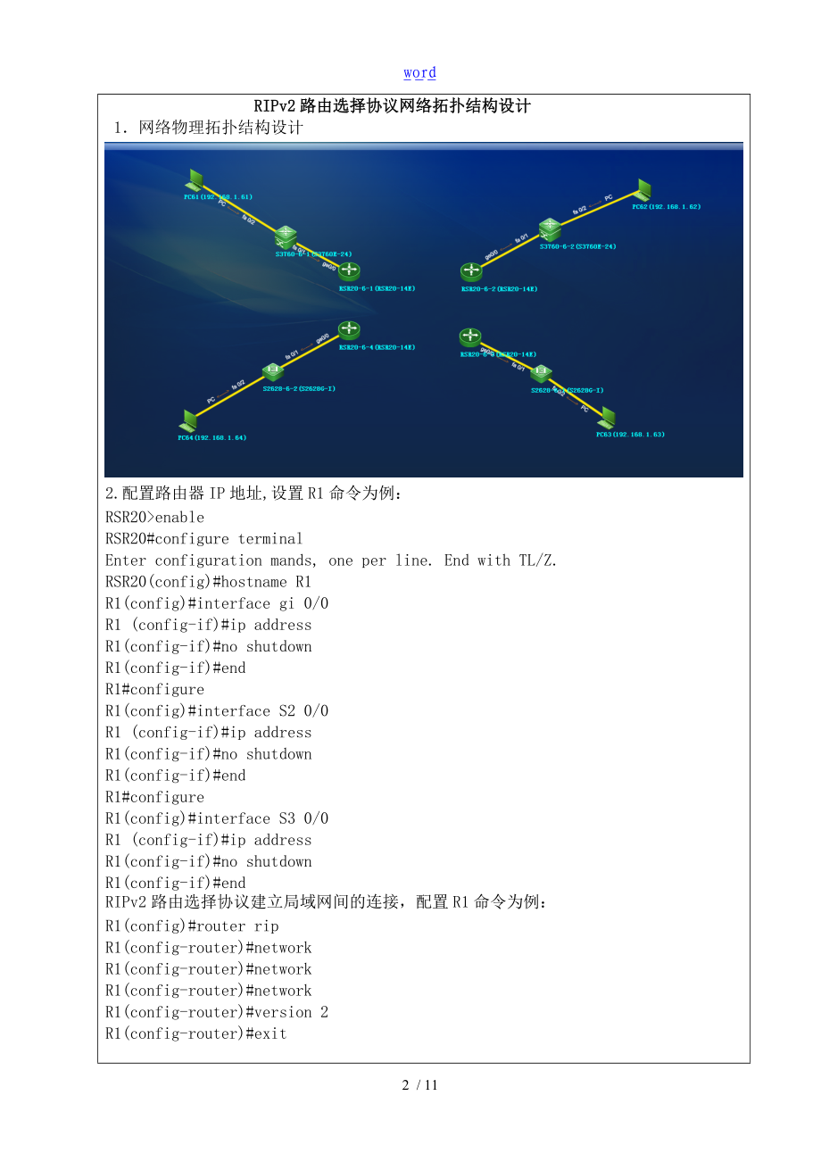 计算机网络体系结构实验报告材料.doc_第2页