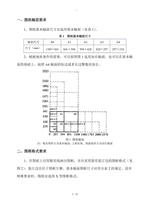 采矿工程专业课程设计汇本绘图要求.doc