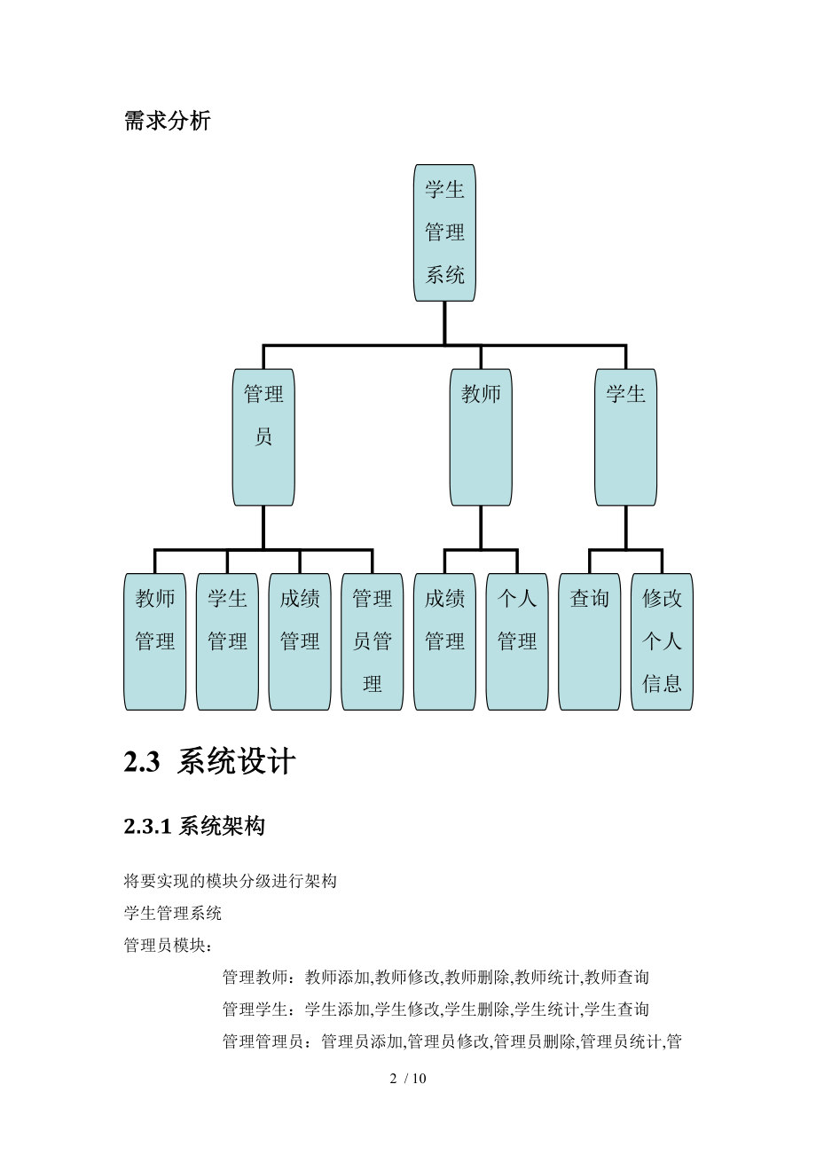 学生教务管理系统.doc_第2页