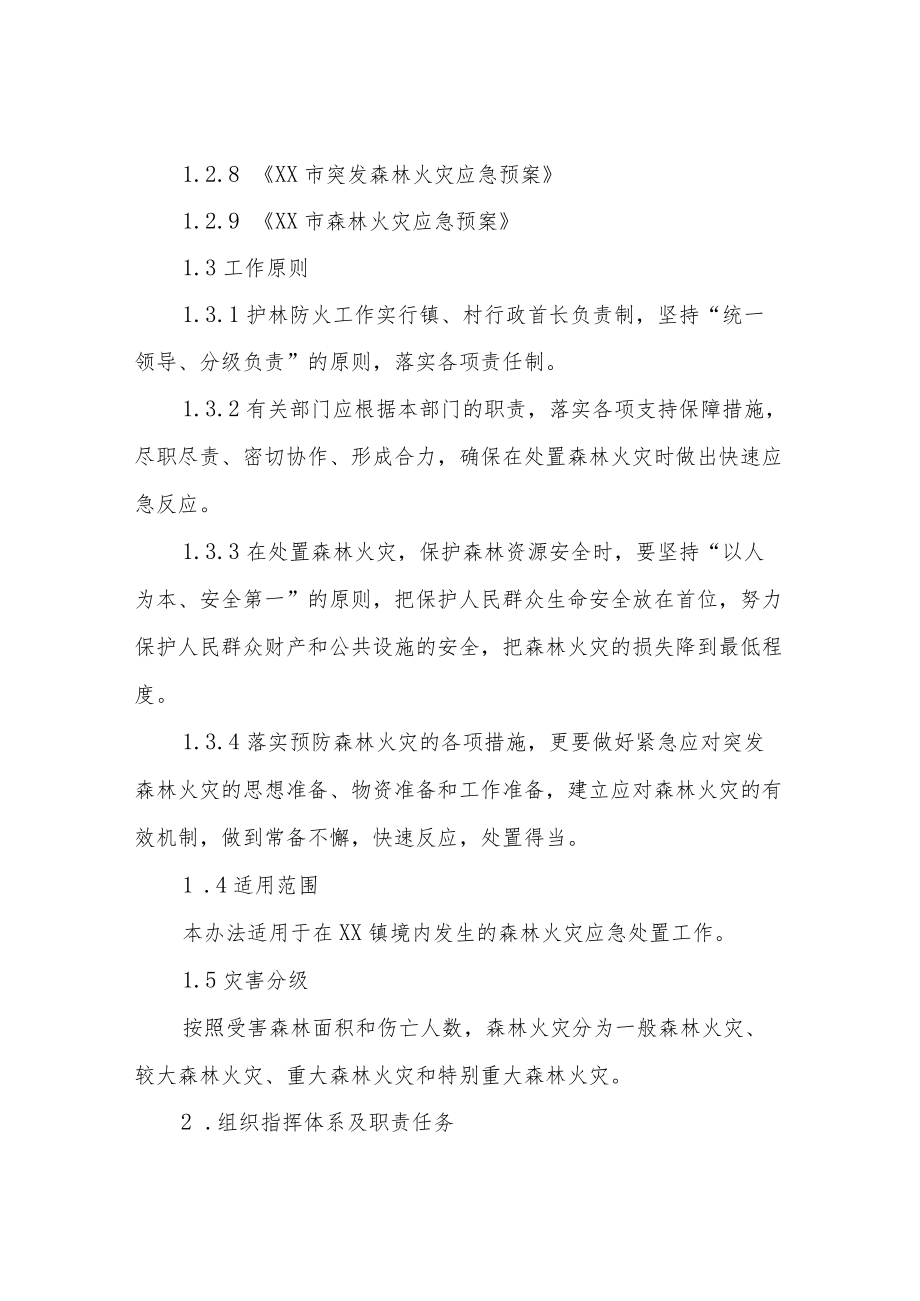 XX镇森林火灾应急处置办法.docx_第2页