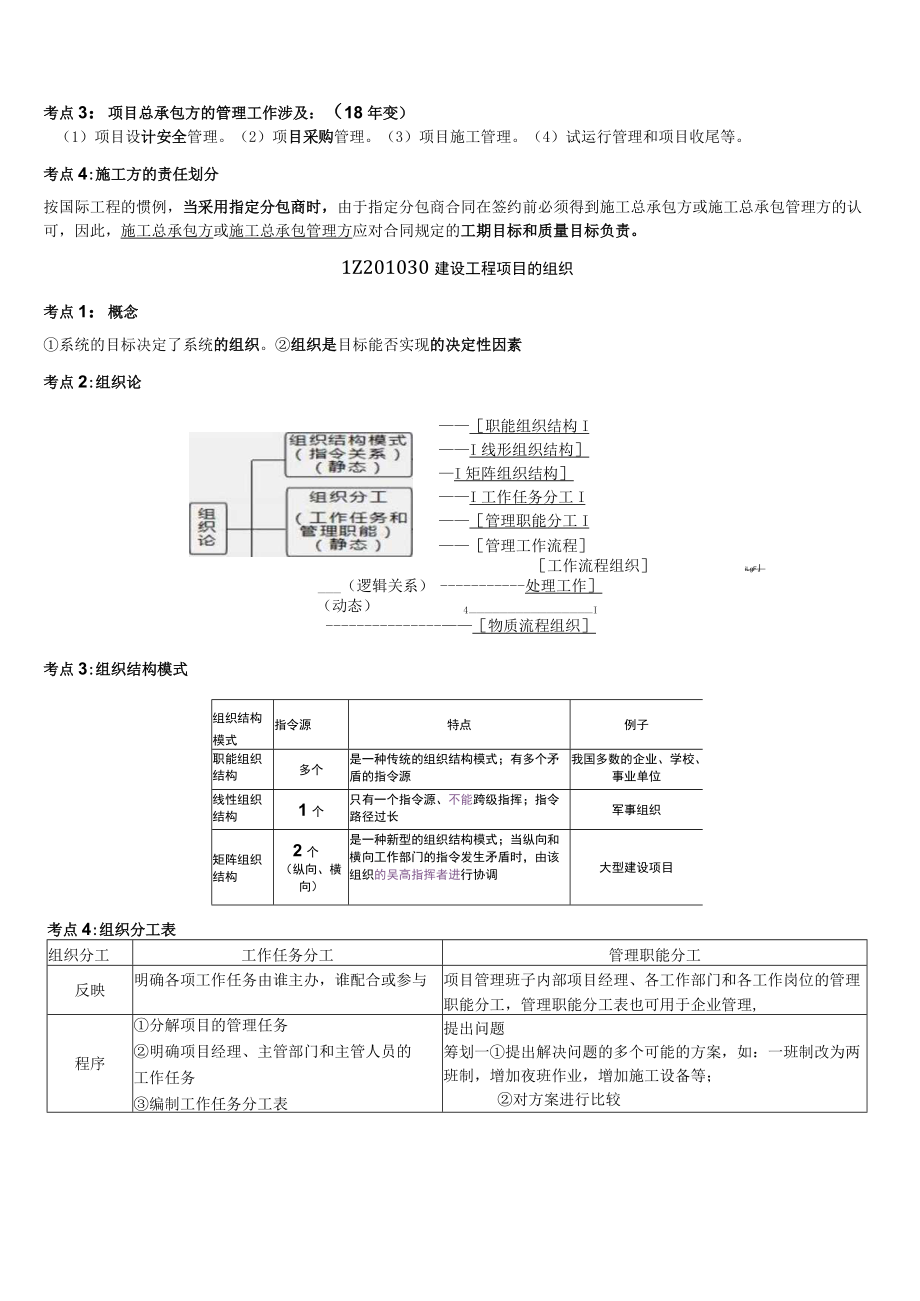 一级建造师《建设工程项目管理》点睛考点整理.docx_第2页