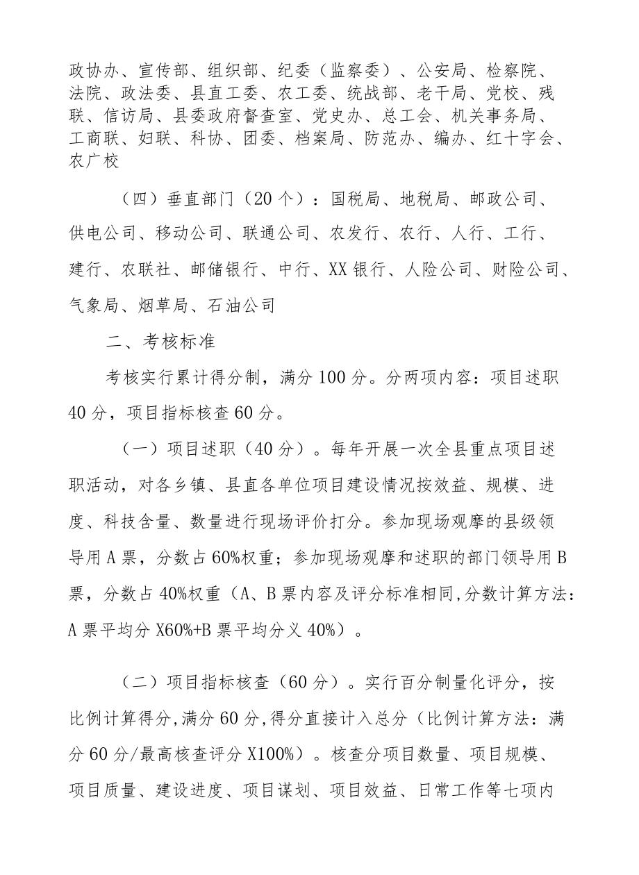 XX县重点项目建设考核办法.docx_第2页