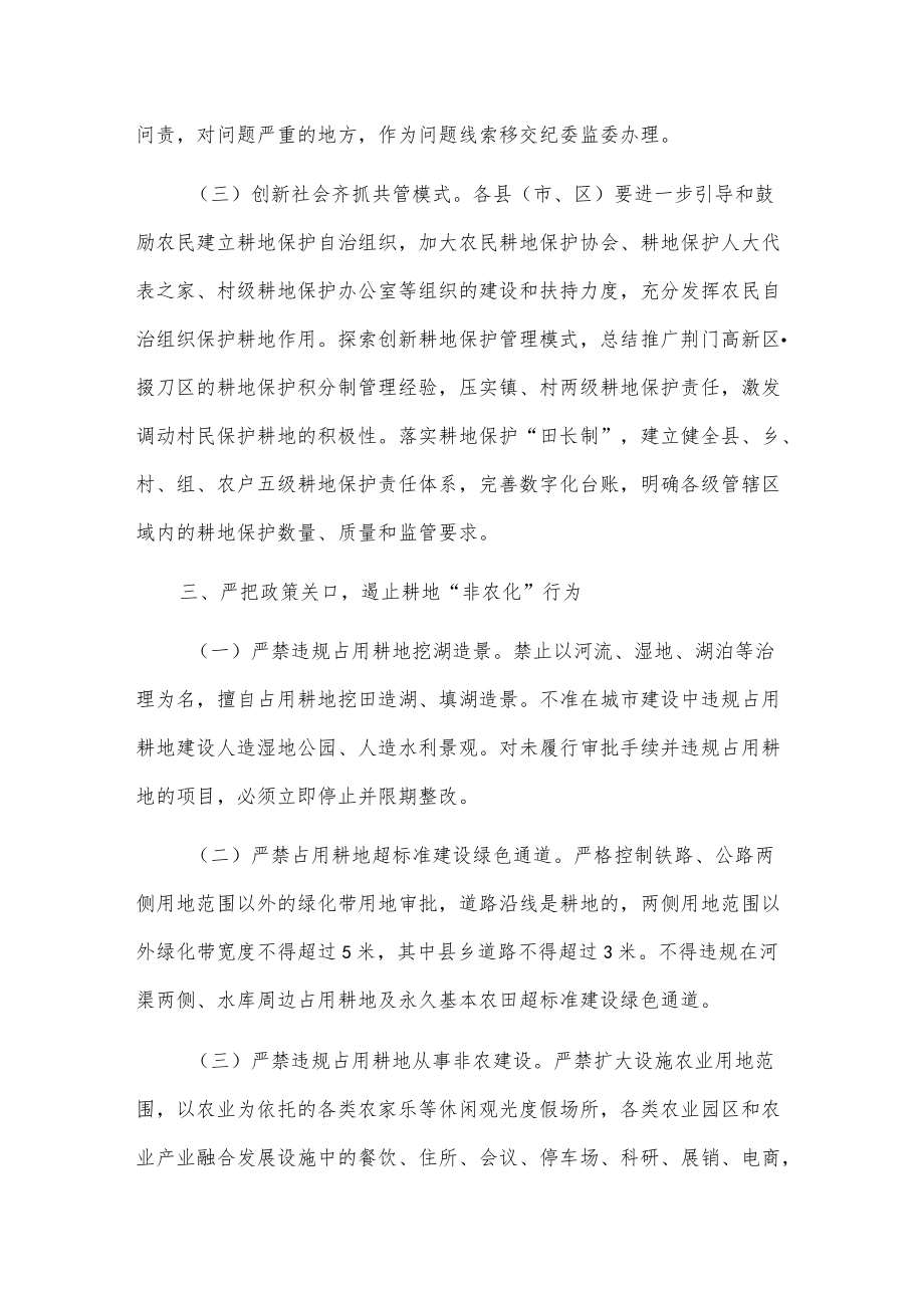 x市关于落实最严格耕地保护制度的通知.docx_第3页