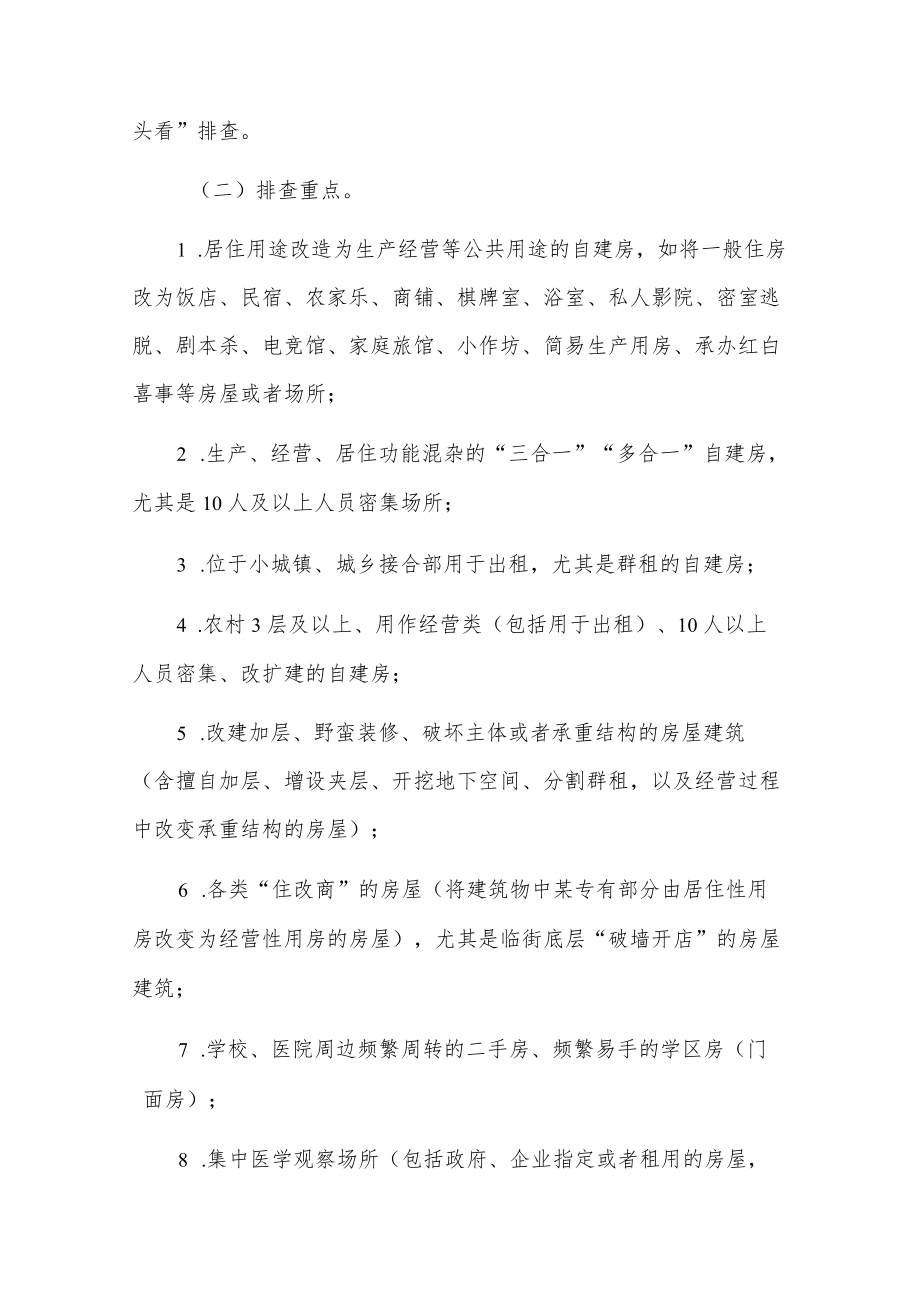 xx市自建房安全专项整治行动方案.docx_第3页