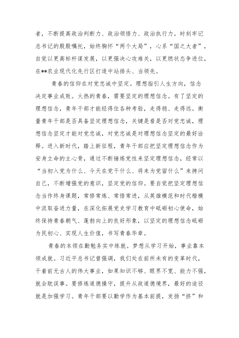 乡镇党委书记学习在省部级主要领导干部“迎接党的二十大”专题研讨班上的重要讲话精神交流发言.docx_第2页