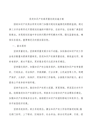 促进知识产权高质量创造实施方案.docx