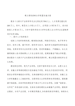 建立高校战略合作联盟实施方案.docx