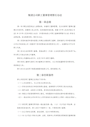 集团公司职工董事管理暂行办法.docx