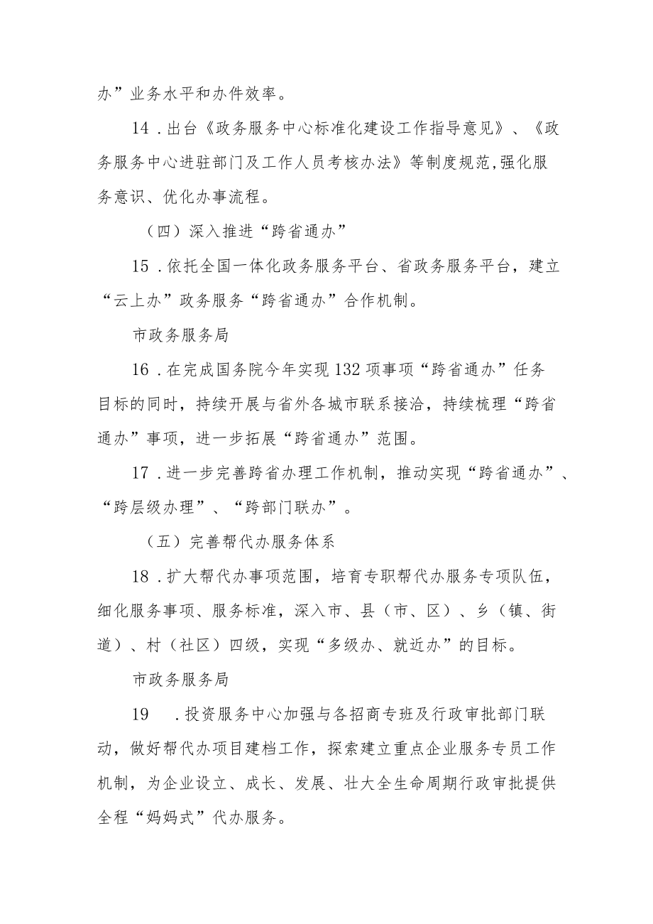 2022全面优化提升营商环境工作责任清单.docx_第3页