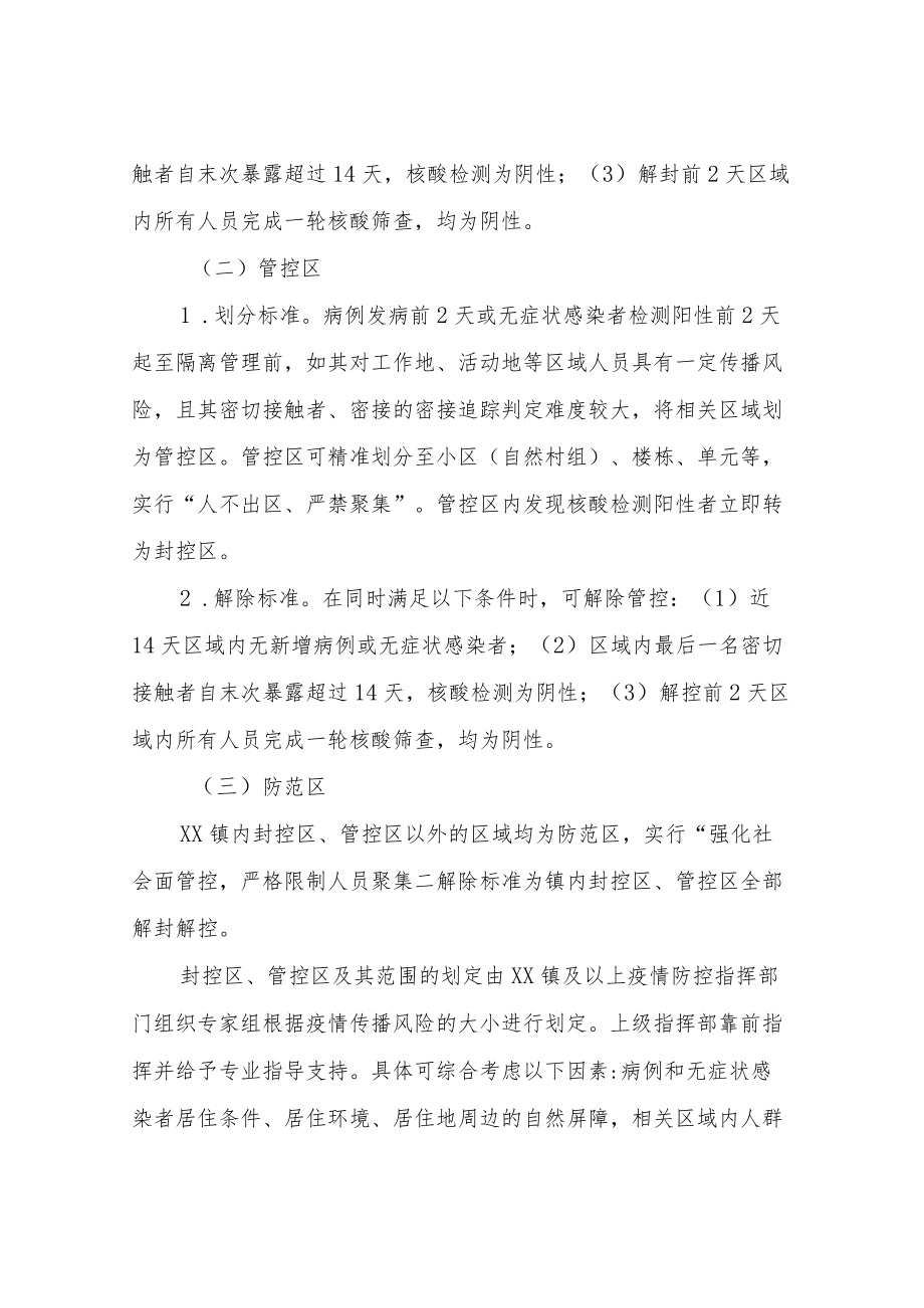 XX镇新冠肺炎疫情村（社区）防控方案.docx_第2页