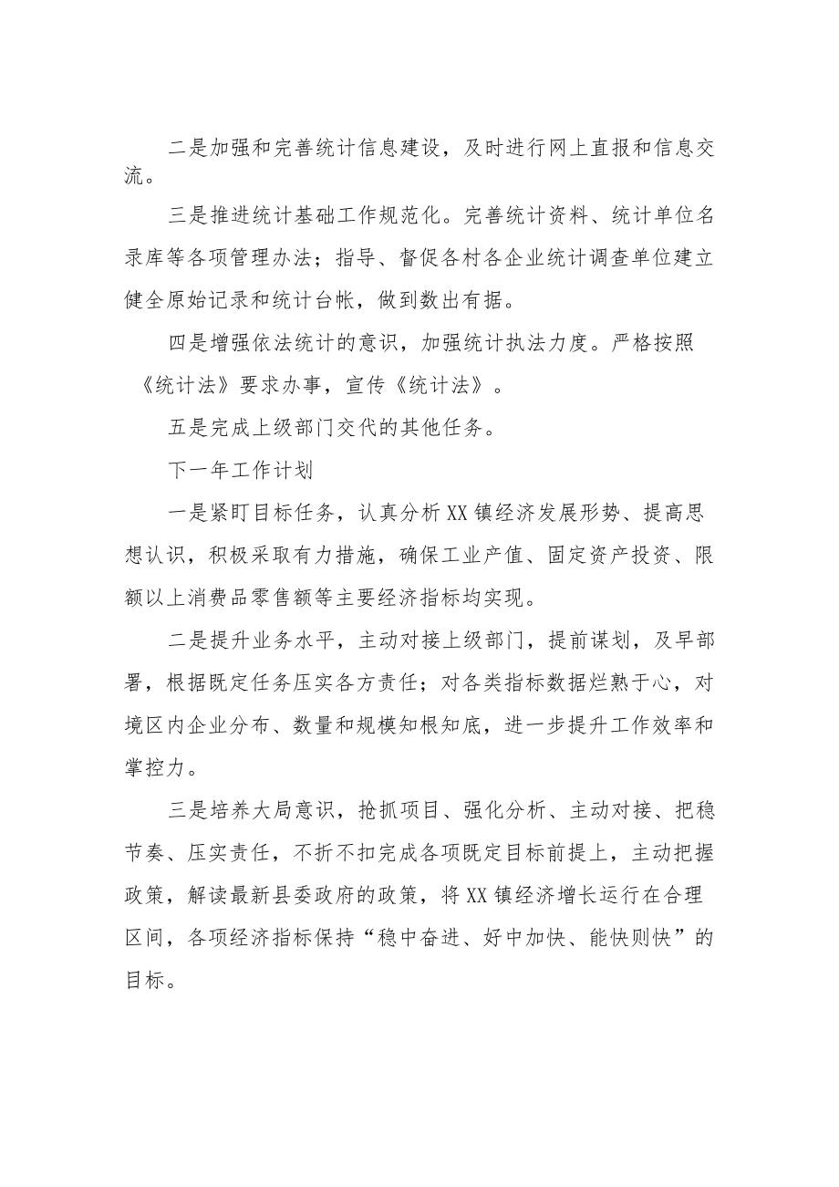 XX镇统计站终工作总结.docx_第3页