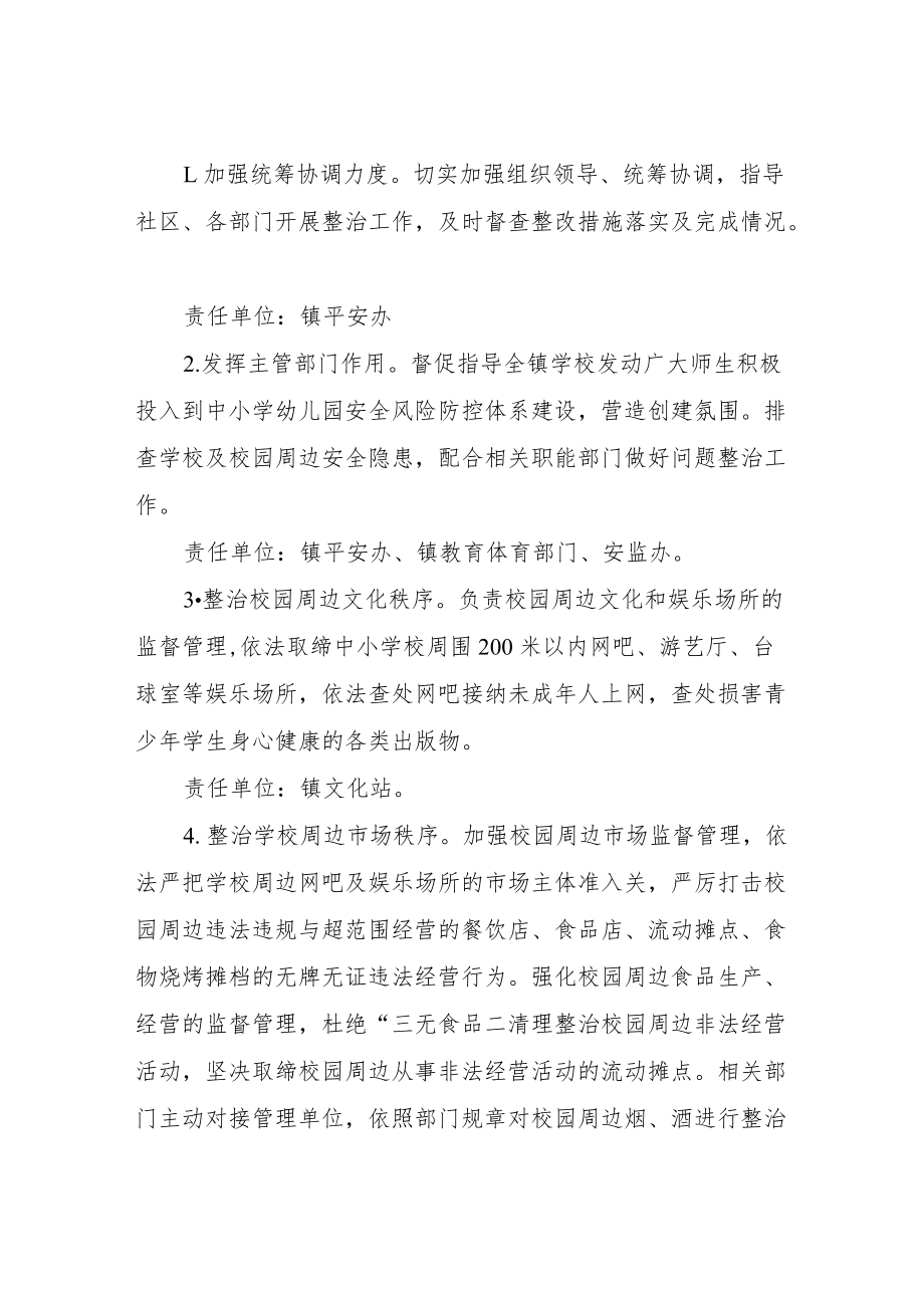 XX镇开学期间校园周边环境整治工作方案.docx_第2页