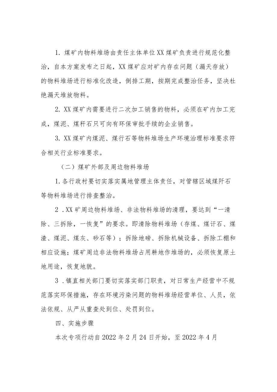 XX镇2022物料堆场专项整治工作方案.docx_第2页