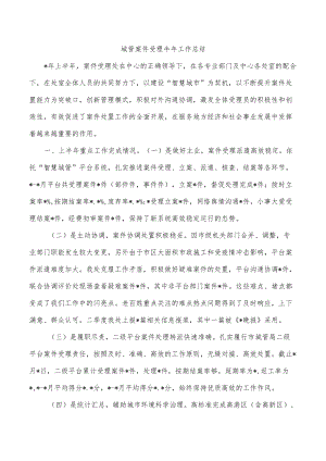 城管案件受理半工作总结.docx