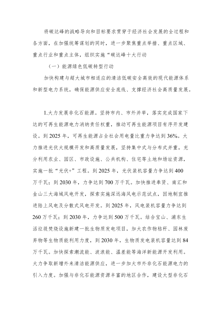 上海市碳达峰实施方案.docx_第2页