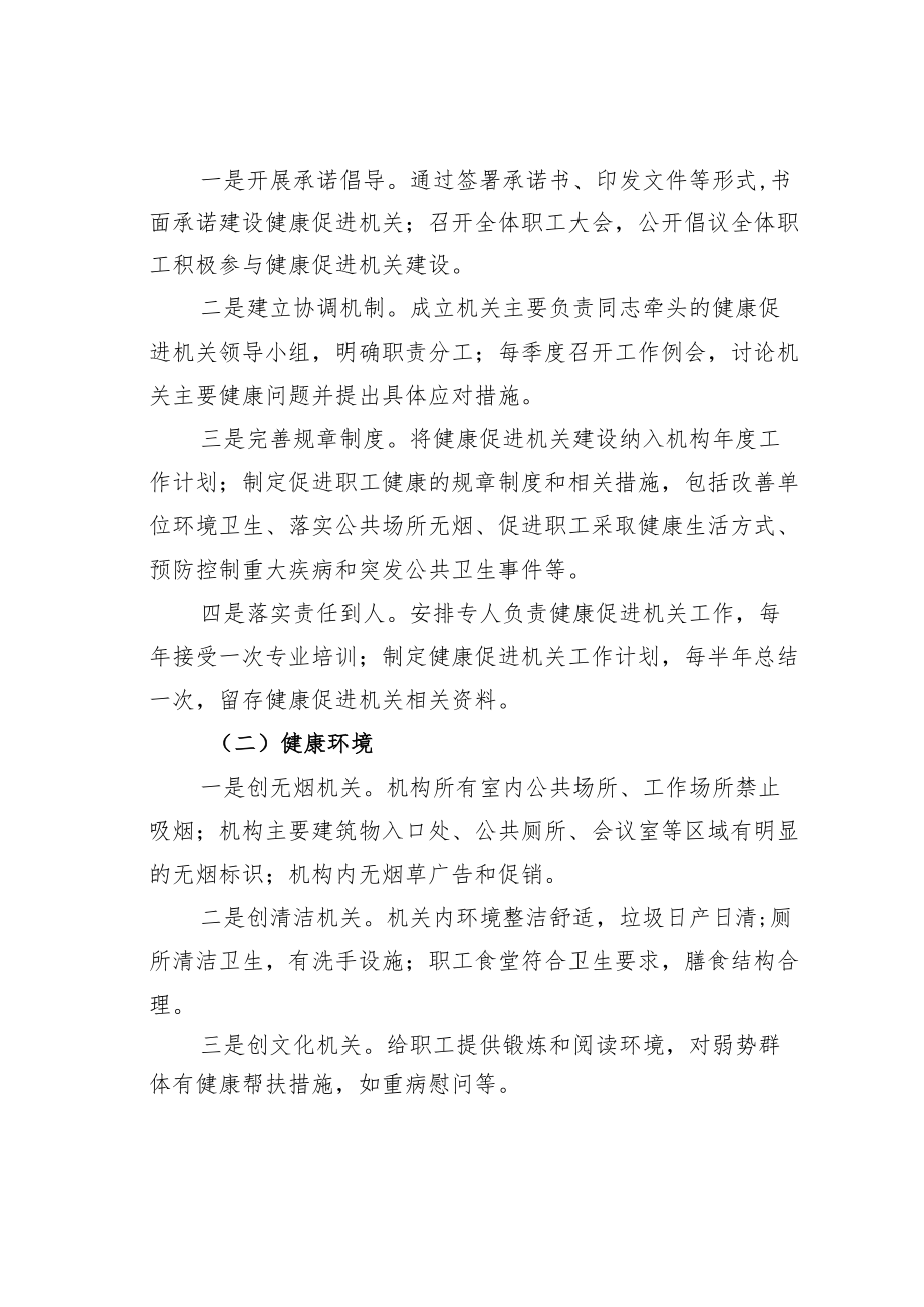 某某区发改局健康促进机关创建工作实施方案.docx_第2页