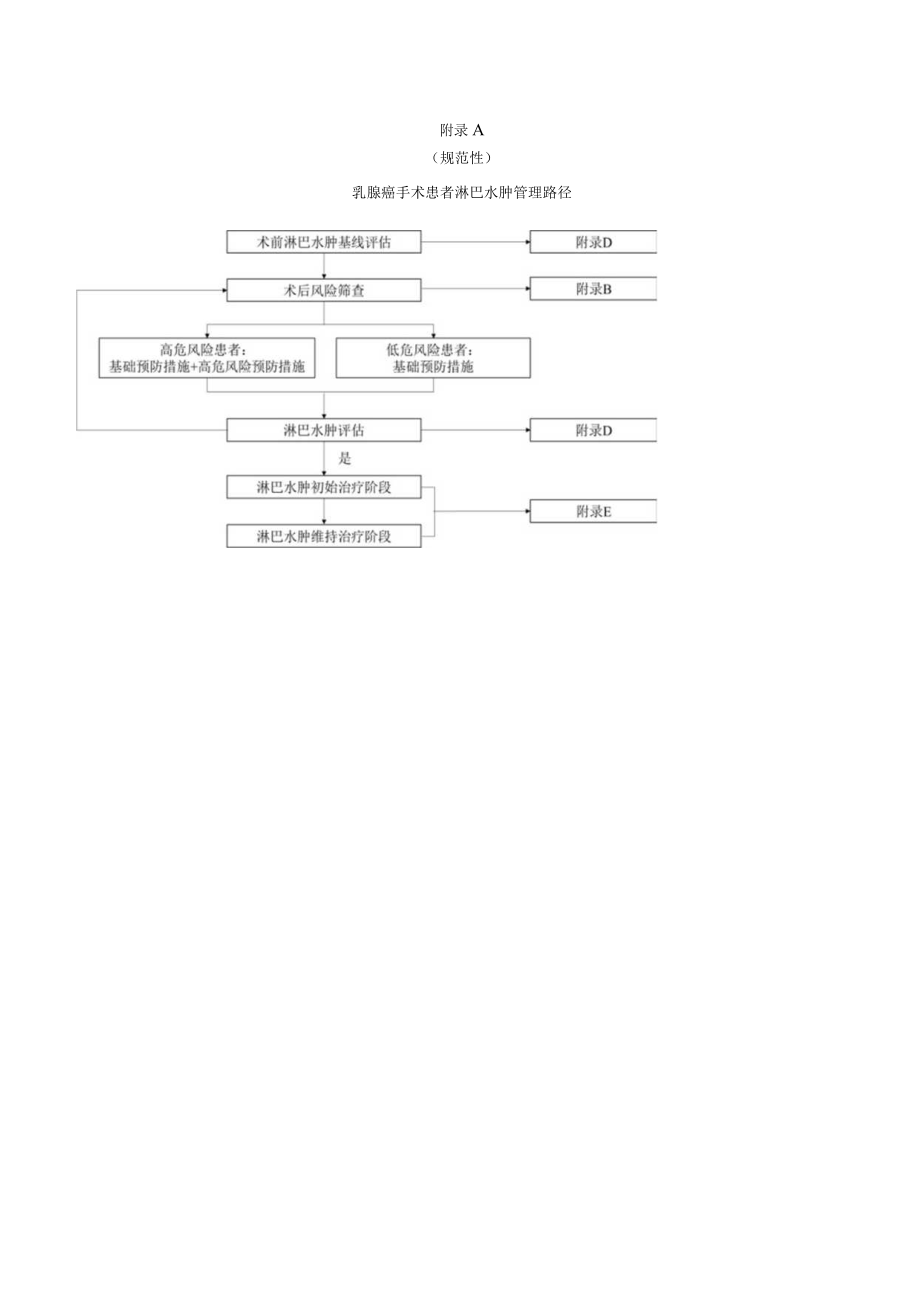 乳腺癌手术术后患者淋巴水肿管理路径、评估表、手法.docx_第1页