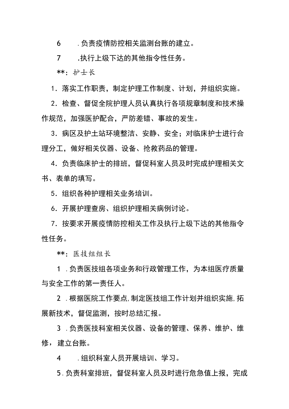 医院关于中层干部职责分工的通知.docx_第3页