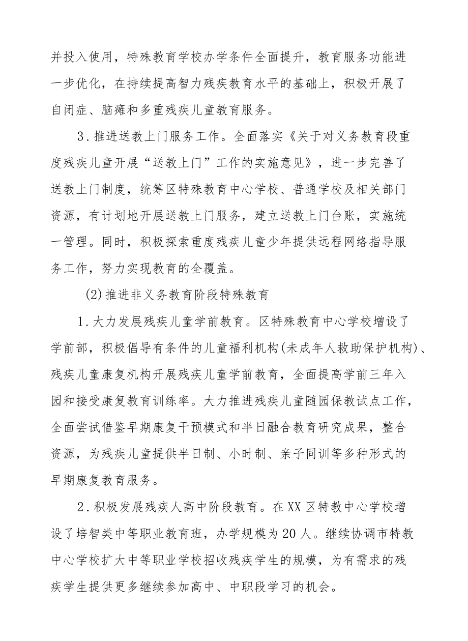 XX区2021残疾儿童入学保障情况自查报告.docx_第2页