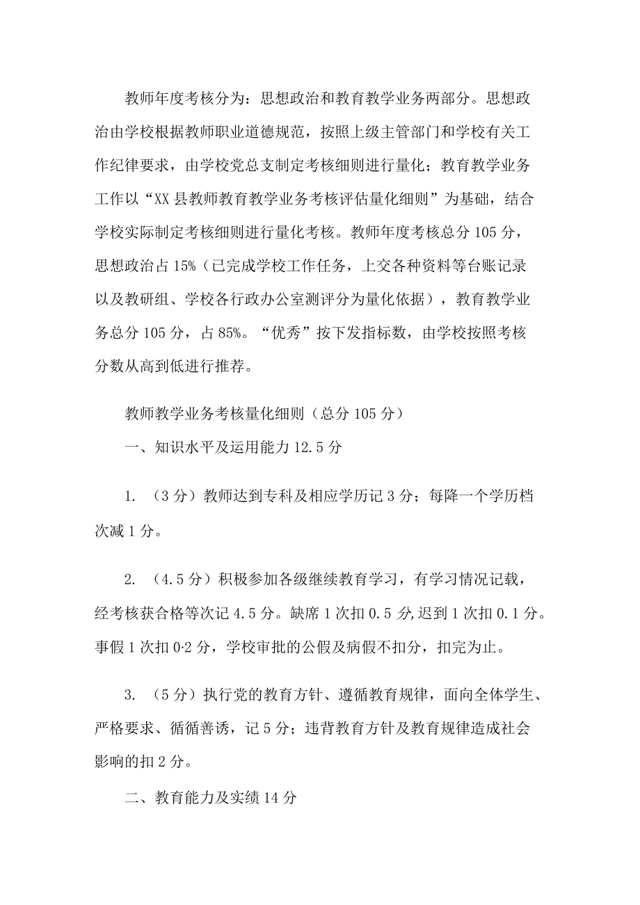 学校教师考核细则.docx_第1页