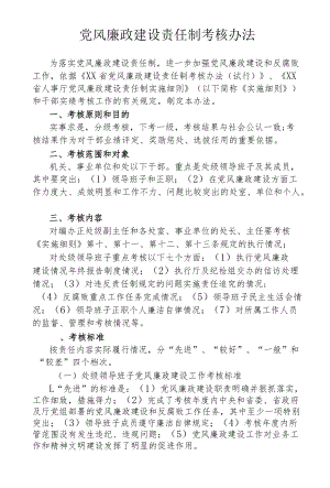 党风廉政建设责任制考核办法.docx