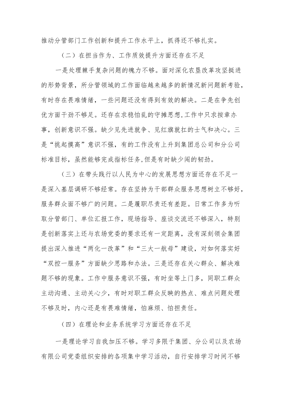 “深入查摆问题回应急难愁盼”专题六个方面个人对照检查发言提纲+能力作风建设活动个人对照检查剖析材料汇编.docx_第3页