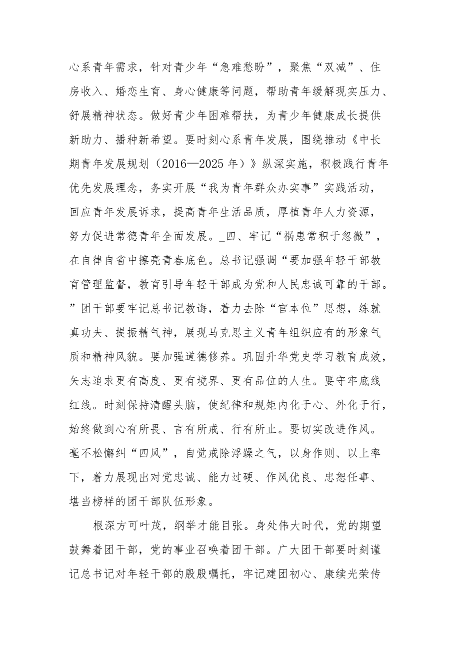 团委书记在轻干部座谈会上的发言提纲.docx_第3页