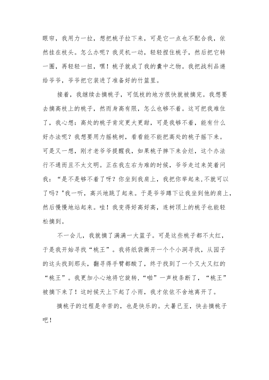 《摘桃子》作文1000字.docx_第2页