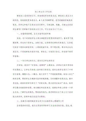 初三班主任工作总结(1).docx