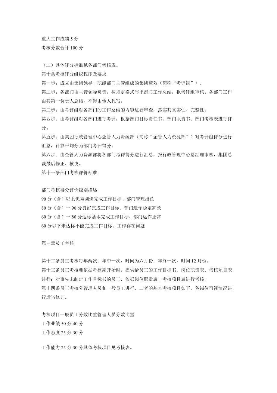 批发和零售业集团员工手册绩效考核管理办法.docx_第2页