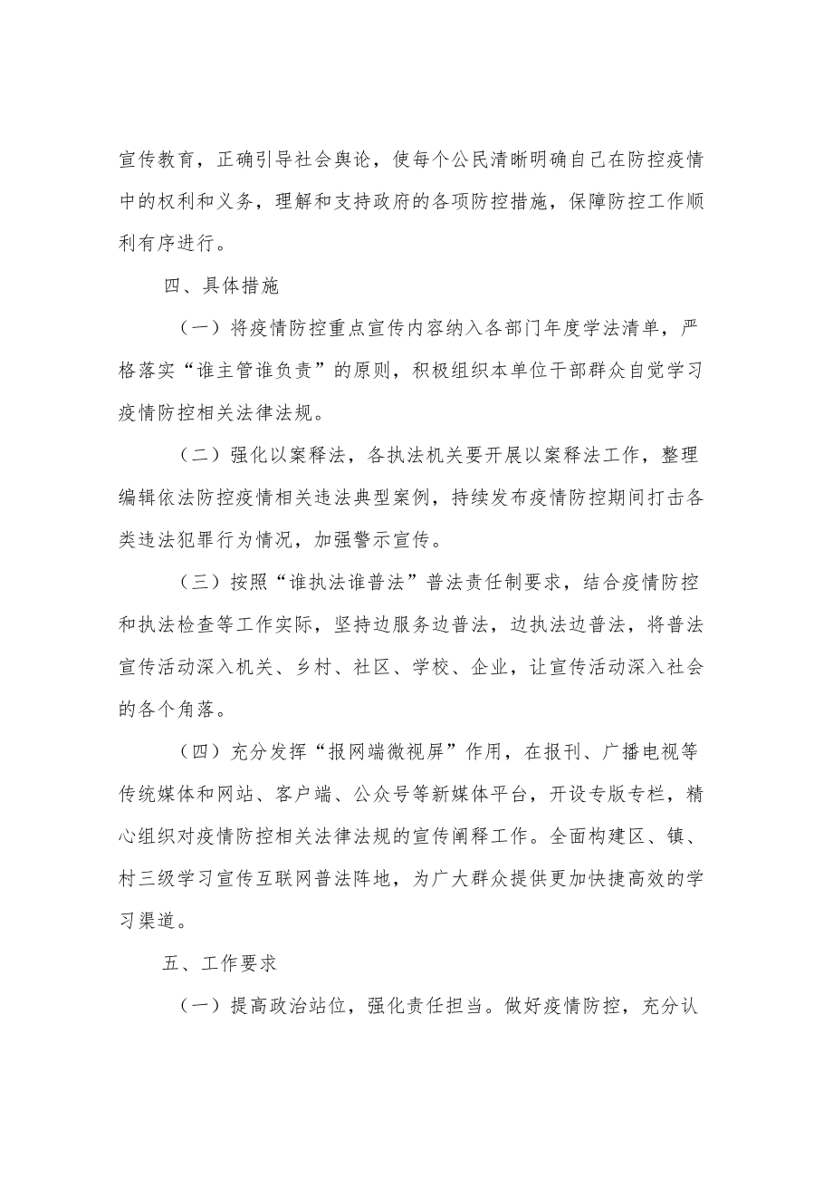 全区“防控疫情法治同行”主题普法宣传教育活动方案.docx_第2页