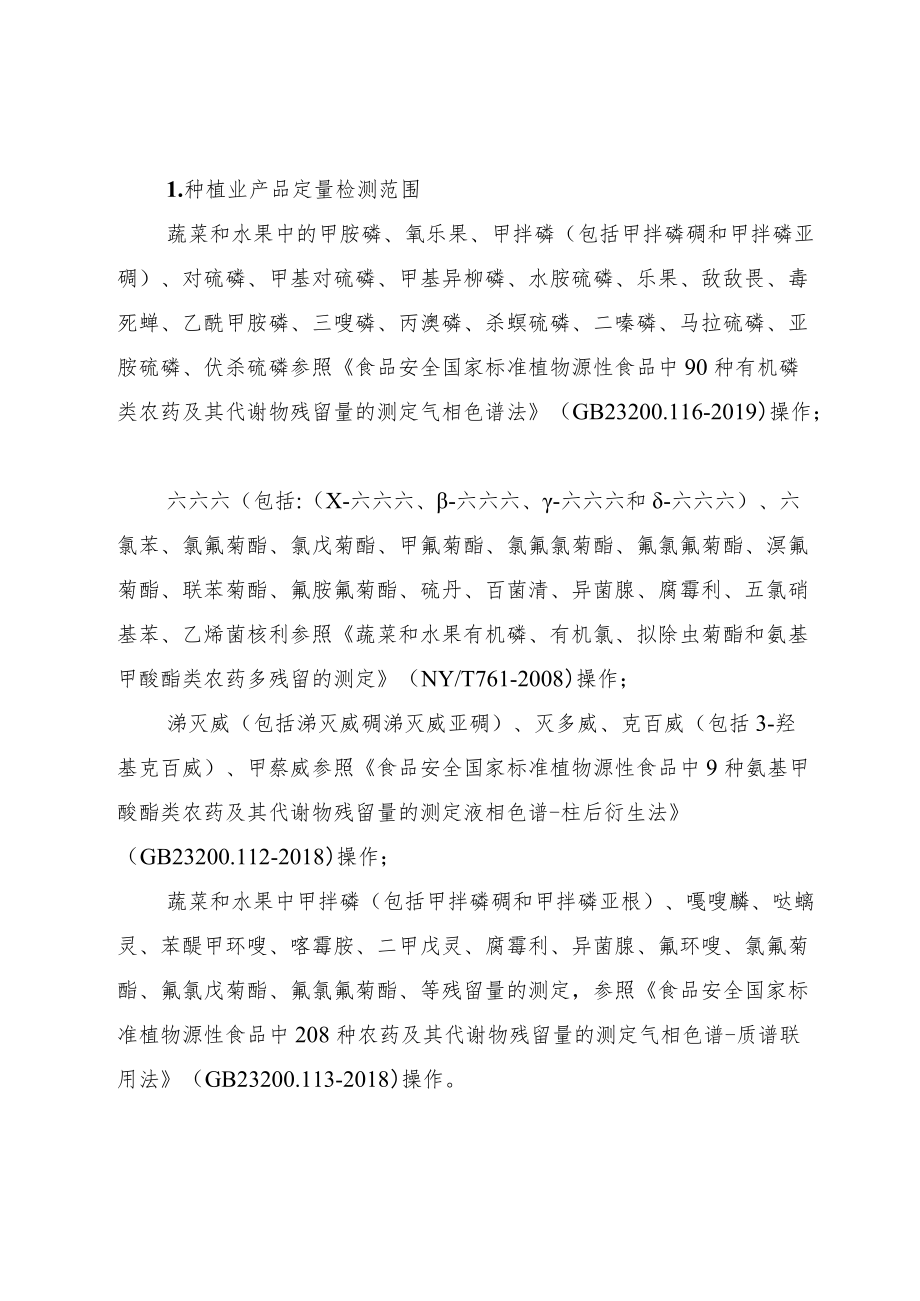 2022湖南省农产品质量安全检测技能竞赛选拔赛技术方案.docx_第2页