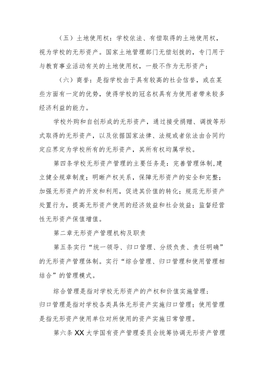 大学无形资产管理办法.docx_第2页