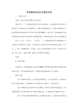 市场营销专业实习报告示例.docx