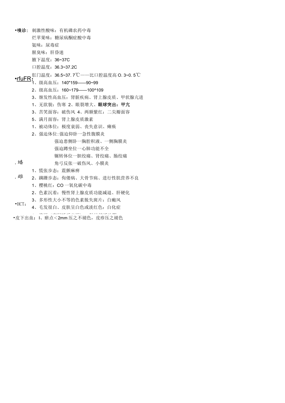 中医各科目重点总结文字版--西诊（完结）.docx_第3页