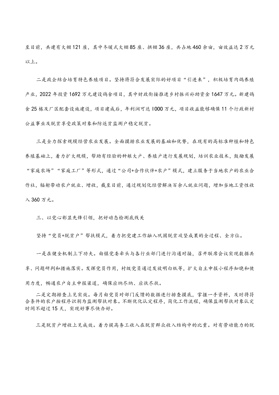 乡镇巩固脱贫攻坚成果工作汇报.docx_第2页