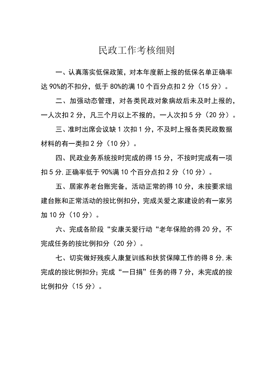 民政工作考核细则.docx_第1页